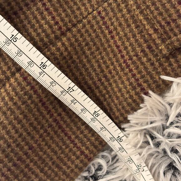 Vintage 1980's Twead Vest with Corduroy Collar  XL - Picture 7 of 11